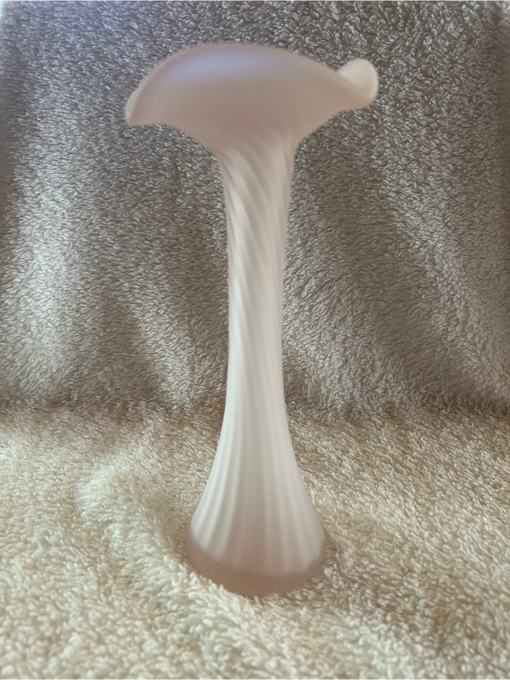 💰3 for $20 - Delicate Cream Glass Bud Vase - Picture 3 of 9